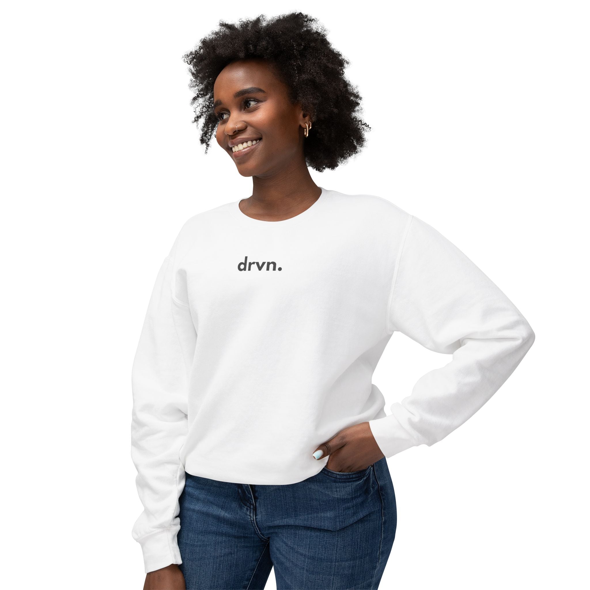 DRVN. Women's Long Sleeve Crewneck
